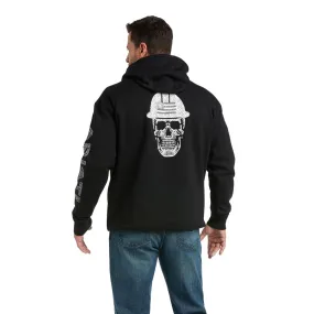 10037616 Ariat Men's Rebar Roughneck Pullover Hoodie - Black