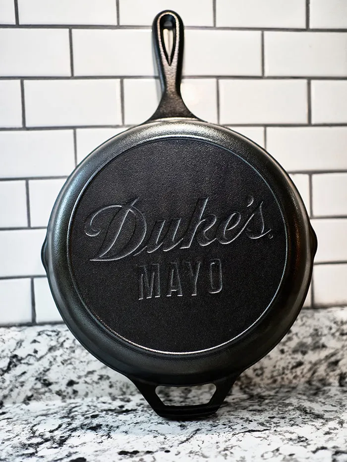 10.25 Inch Seasoned Duke's Mayo x Lodge Cast Iron Skillet