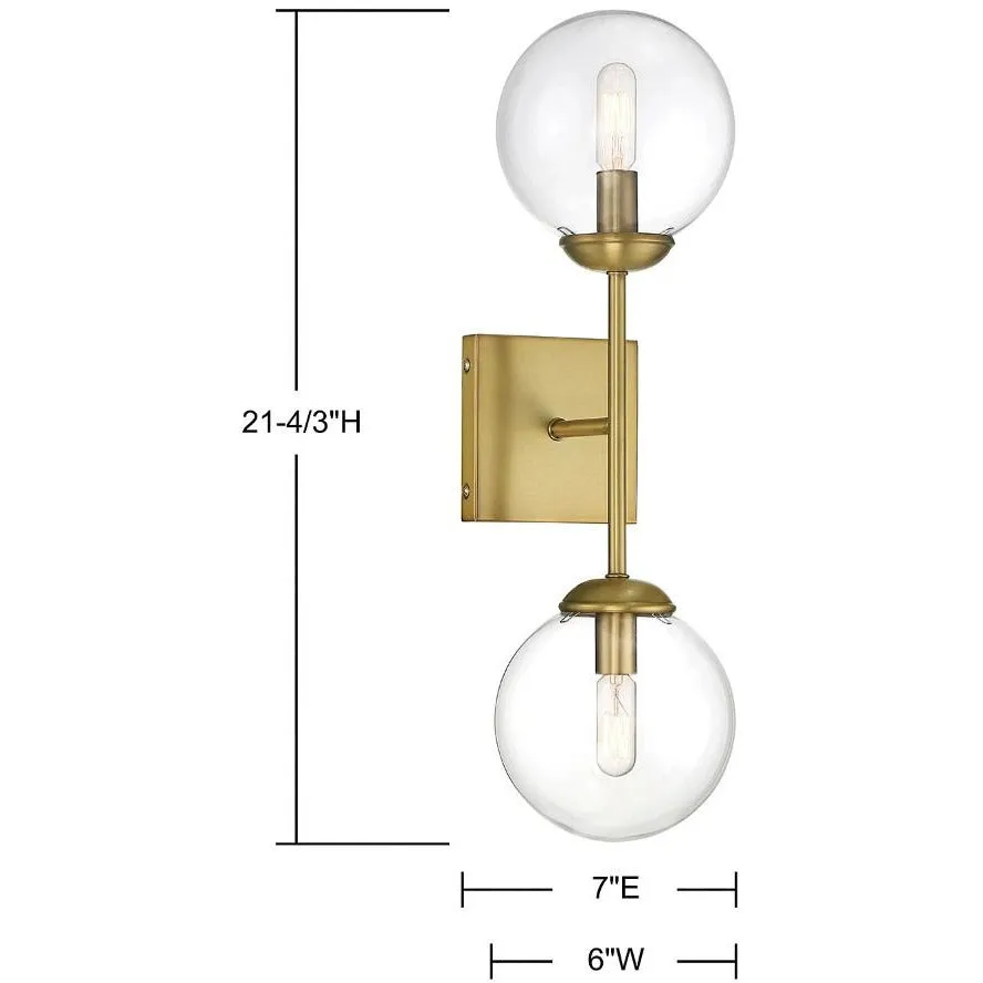 2-Light Wall Sconce