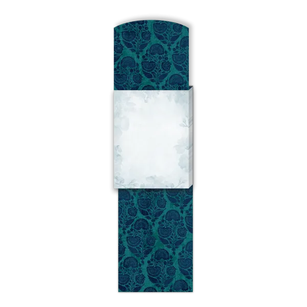 3 x 4 Note Pad  Emerald Peacock Tail Peacock  46621