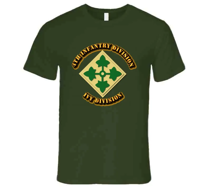 4th Infantry Division - Ivy Division T Shirt
