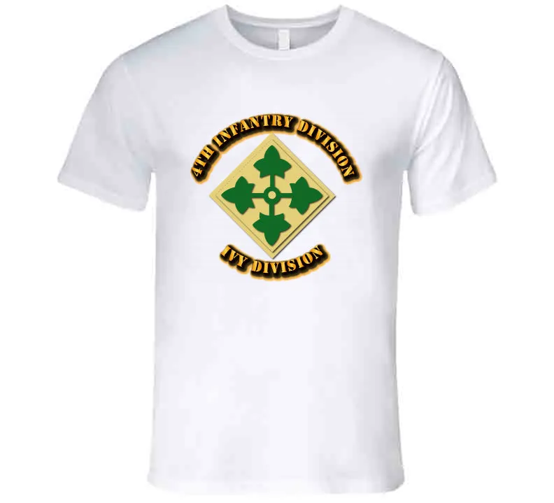 4th Infantry Division - Ivy Division T Shirt