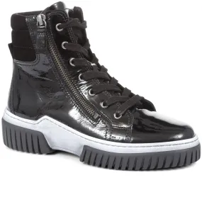 Acacia Leather High Top Trainers - GAB34518 / 321 161