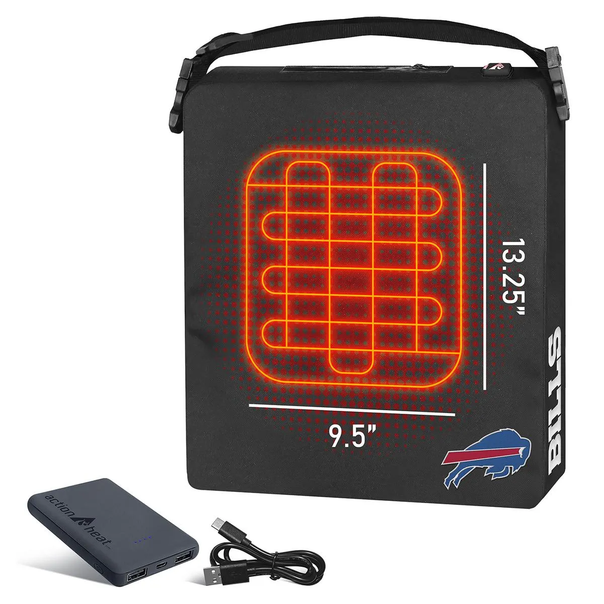 ActionHeat Buffalo Bills 5V Battery Heated Seat Cushion