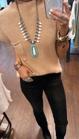 All Day Long Top (Oat)