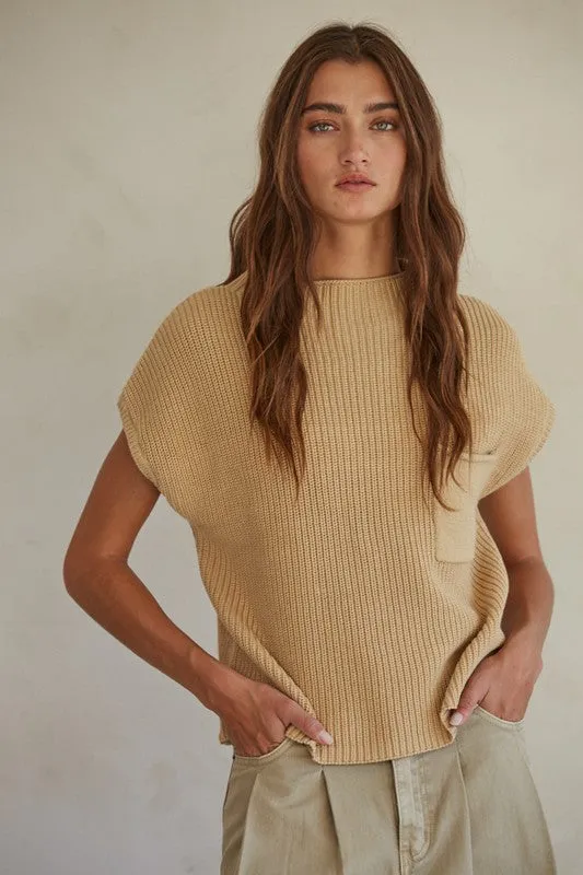 All Day Long Top (Oat)