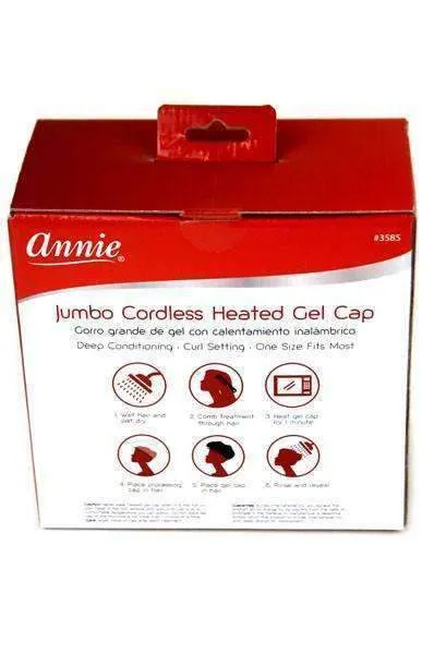 Annie Jumbo Cordless Heated Gel Cap #3585