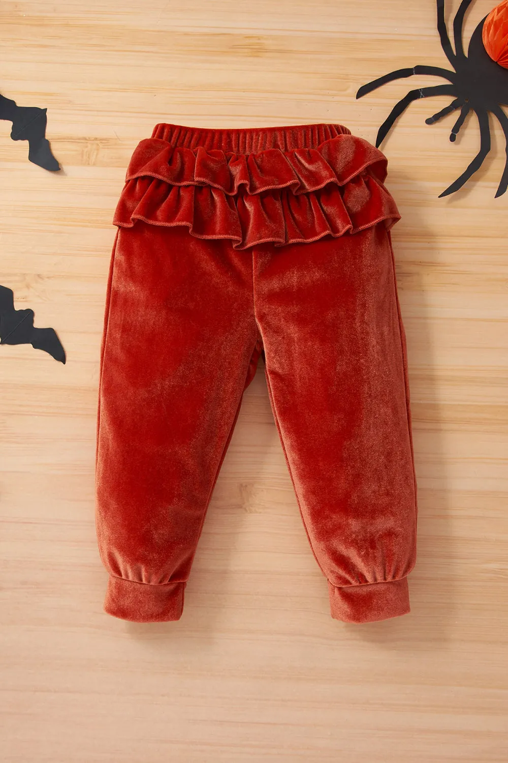 *App Exclusive* Baby Girls' Pumpkin Top and Velour Pants