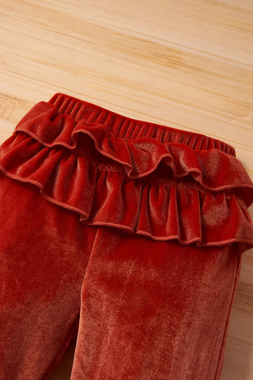 *App Exclusive* Baby Girls' Pumpkin Top and Velour Pants