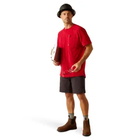 Ariat Men's Rebar Heat Fighter Jolly Wrencher Jester Red Work T-Shirt