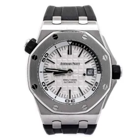 Audemars Piguet Men's Stainless Steel 42mm White Stick Dial Watch Reference #: 15710ST.OO.A002CA.02