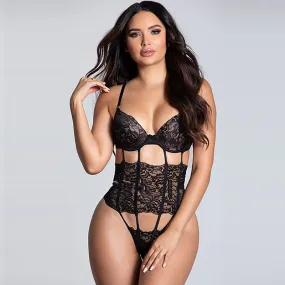 Backless One Piece Fishnet Strappy Underwear