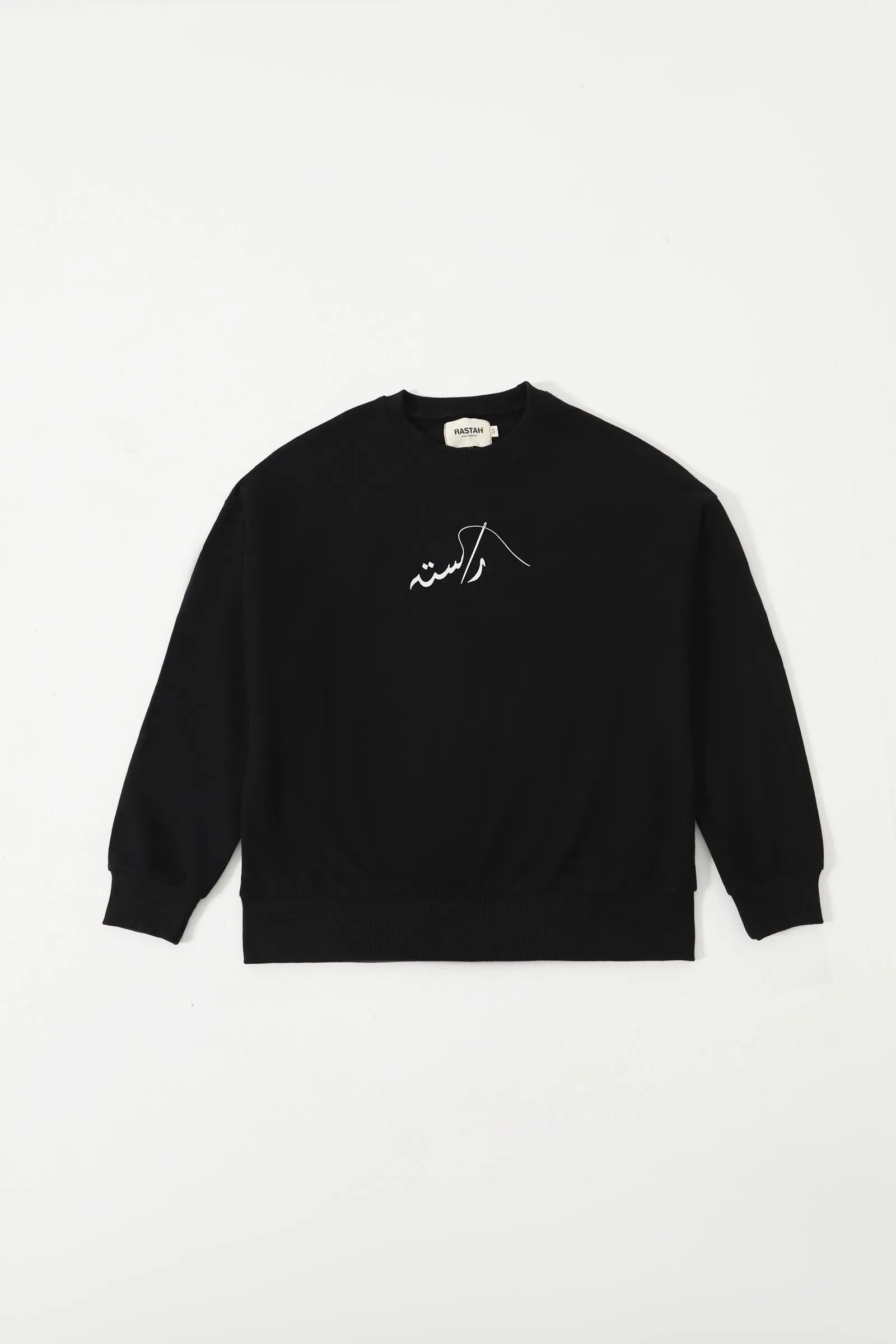BLACK LONG SLEEVE LOGO SHIRT