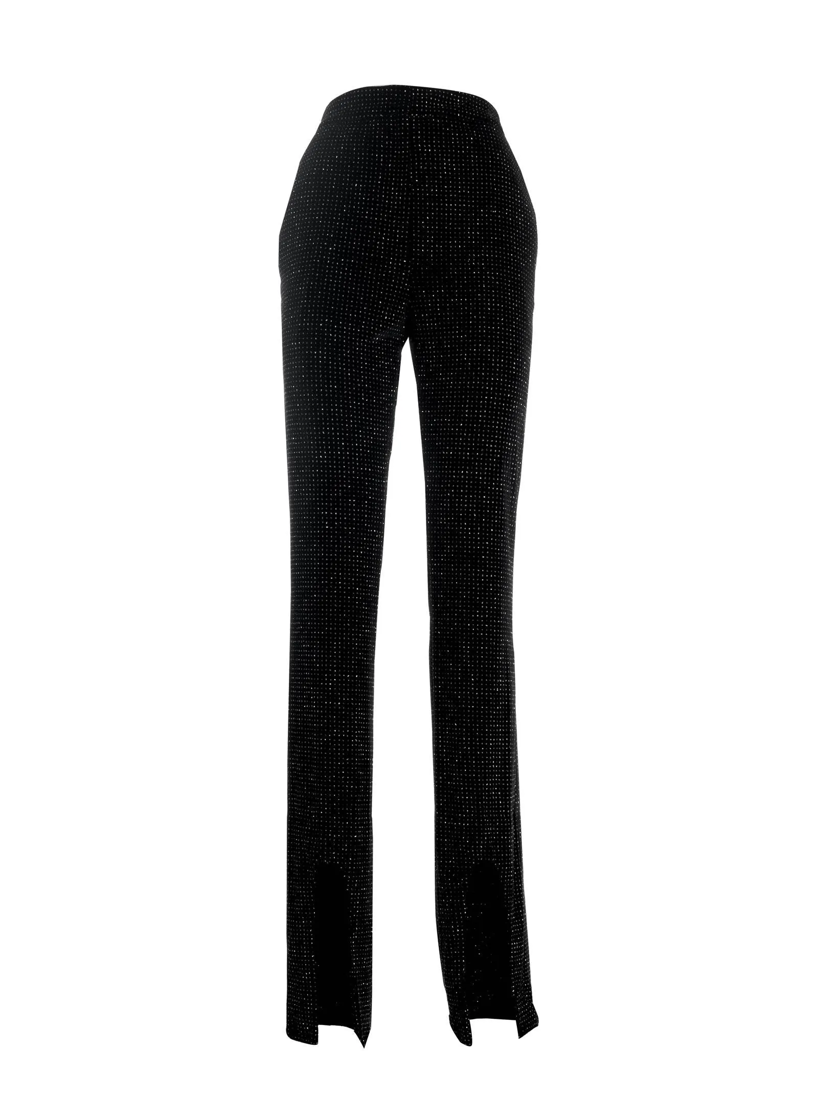 Black Sparckle Velvet Pants