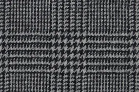 Black/White Check 100% Alpaca (Ref-470206)