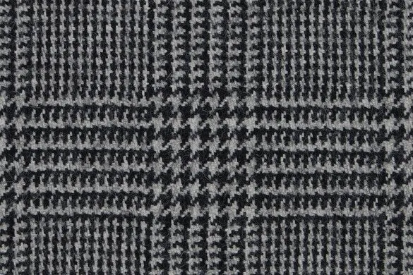 Black/White Check 100% Alpaca (Ref-470206)