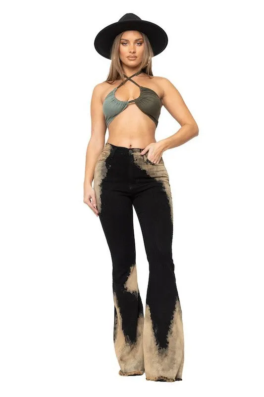 Bleach Bum High Rise Flare Jean