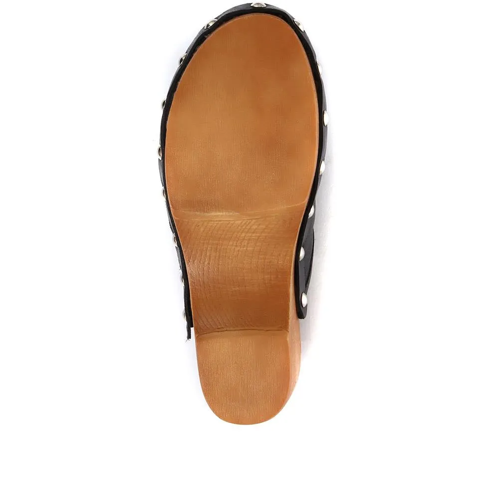 Bronx Leather Clogs - BRONX / 320 263