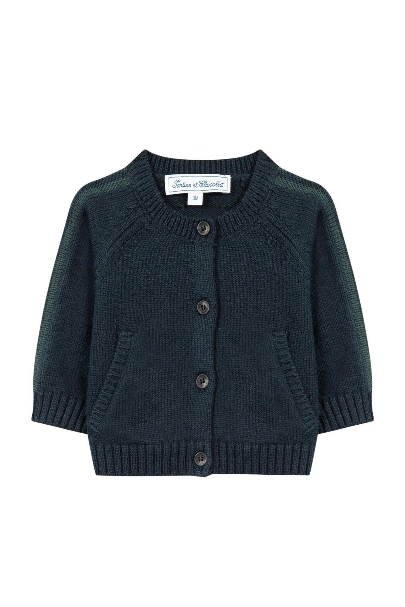 Cardigan - Navy knit