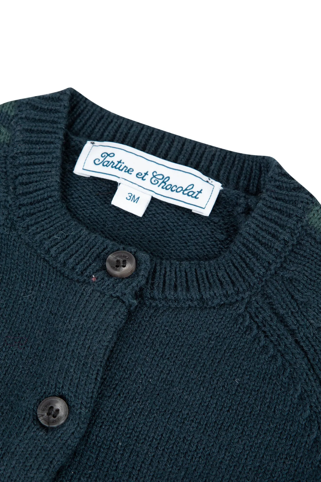Cardigan - Navy knit