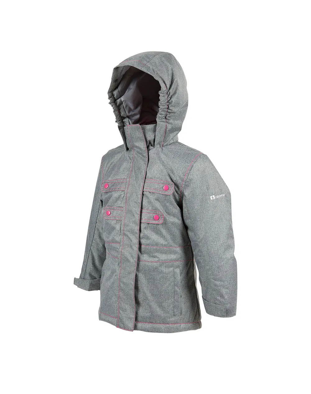 CHILDREN’S SKI COATS, LIGHT GRAYPINK