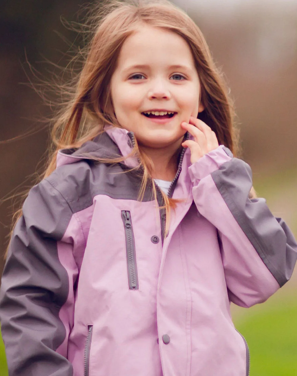 CHILDREN’S TRAIL FLEECE LINED JACKET, LAVENDER