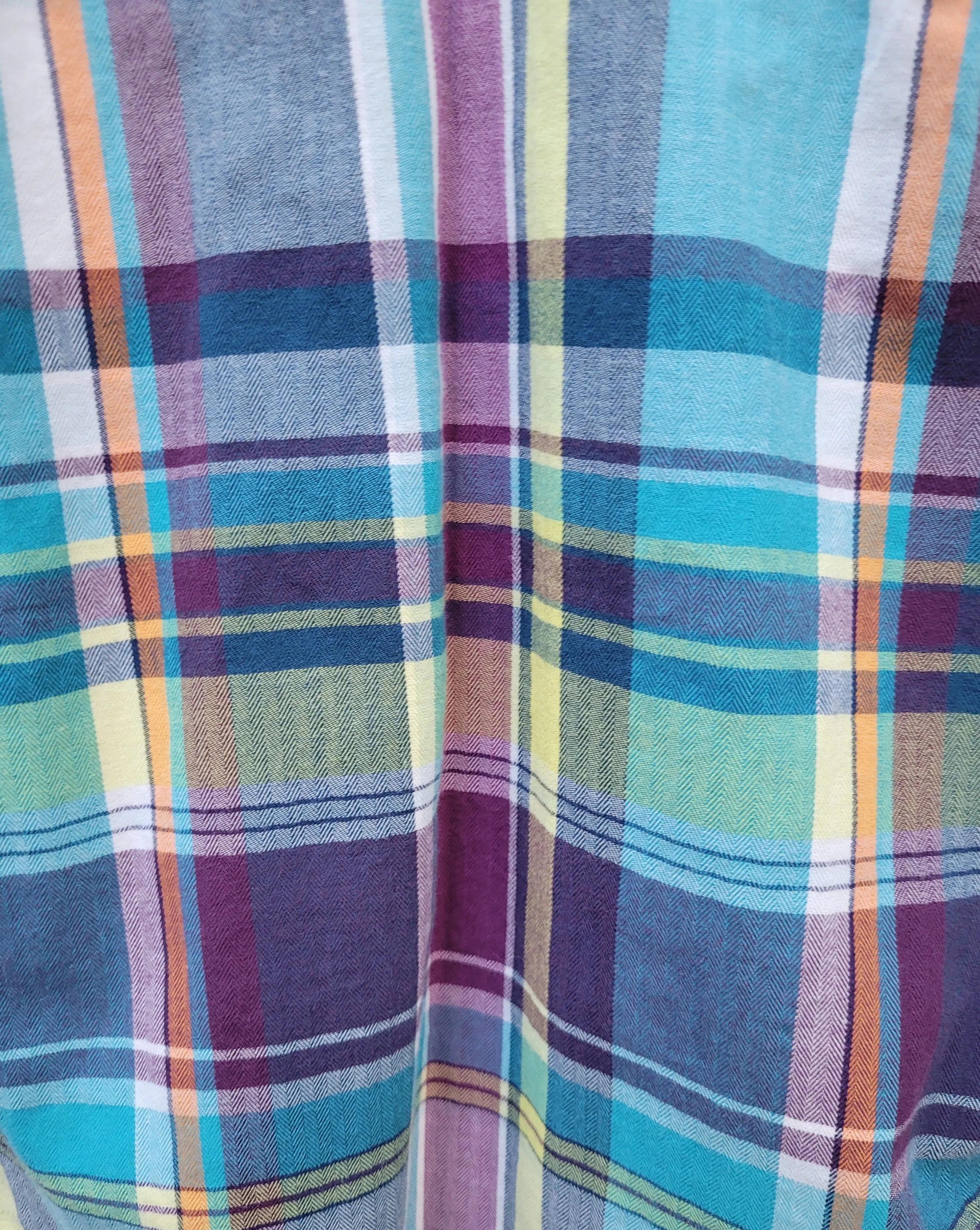 Colourful checked shirt - 5-6 years