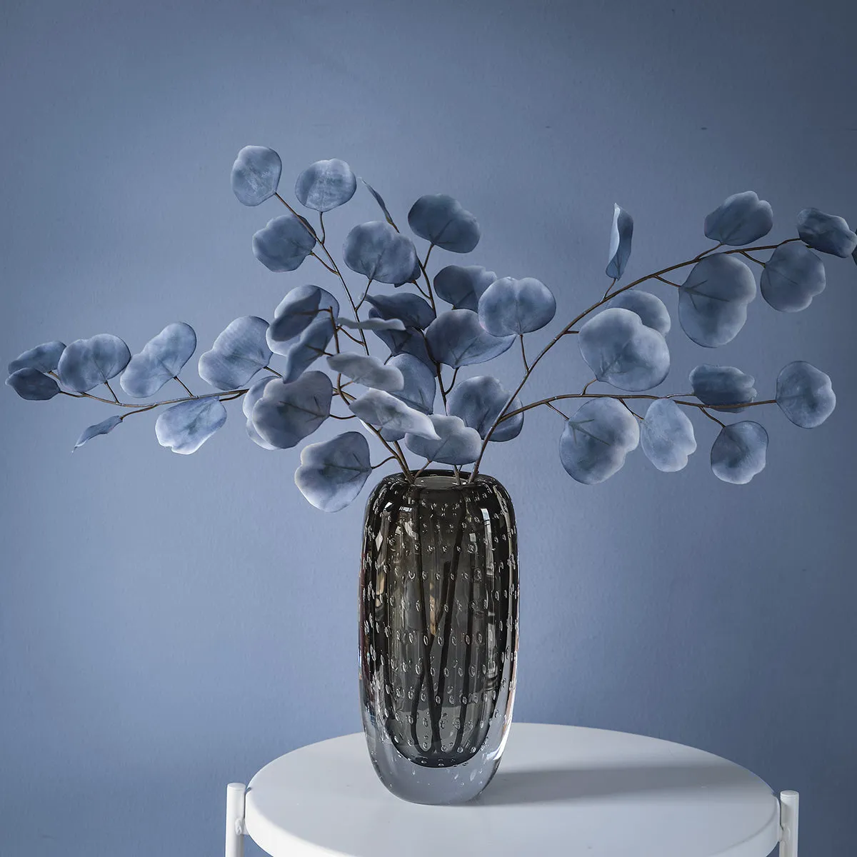 Controlled Bubble Art Glass Vase