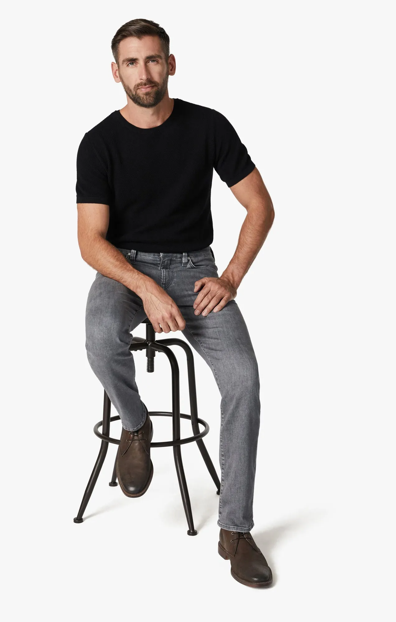 Cool Tapered Leg Jeans in Mid Smoke Urban