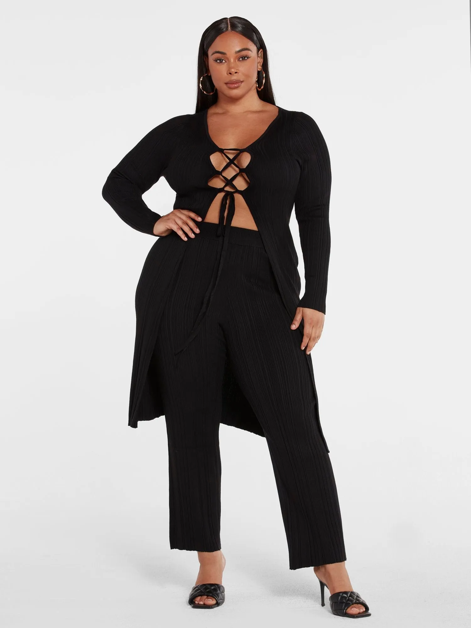 Dakota Ribbed Knit Pants