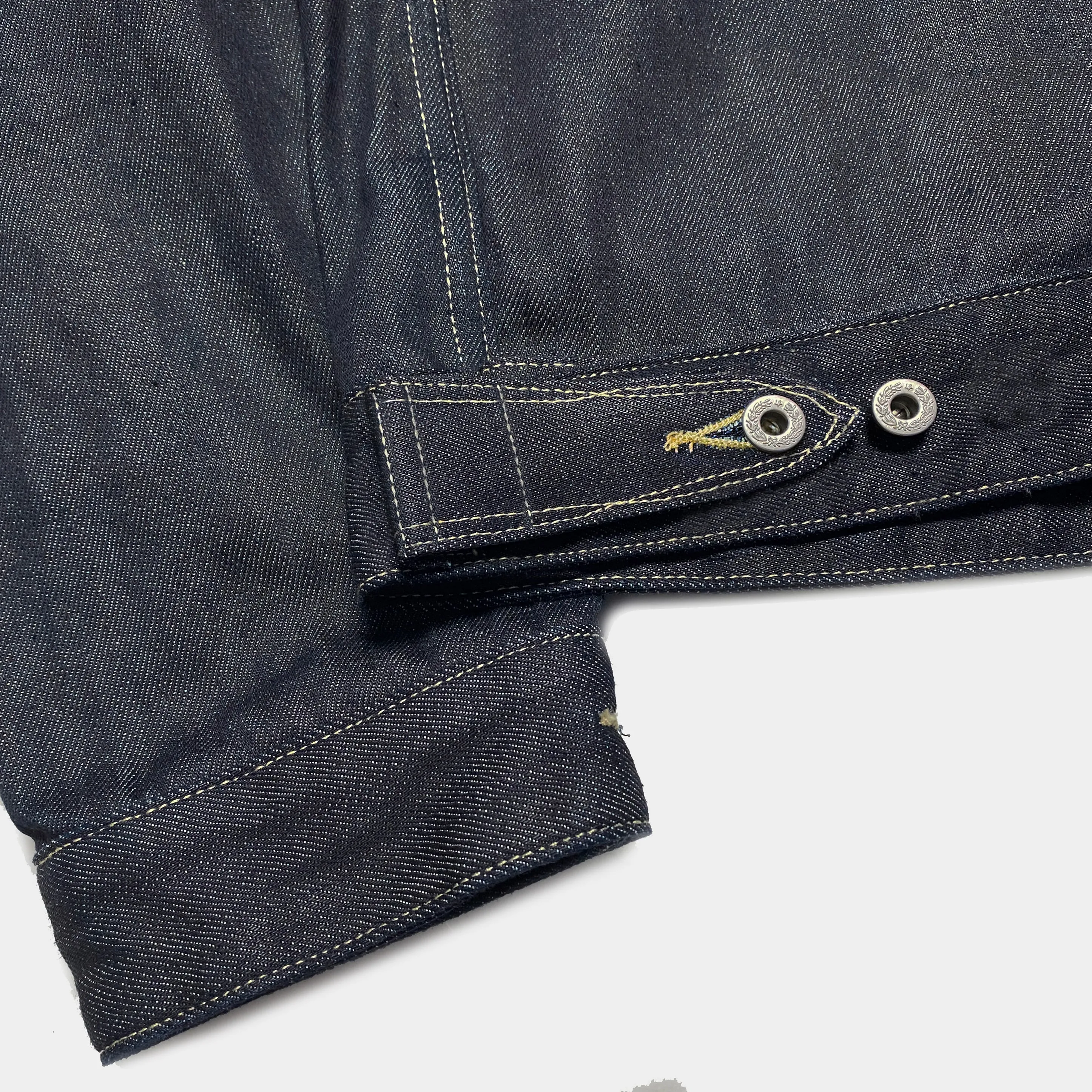 DDL 327-TYLER LUCKY-DT4 REGULAR FIT TYPE 4 KAIHARA MILLS DENIM JACKET-11.5OZ-HRH INDIGO