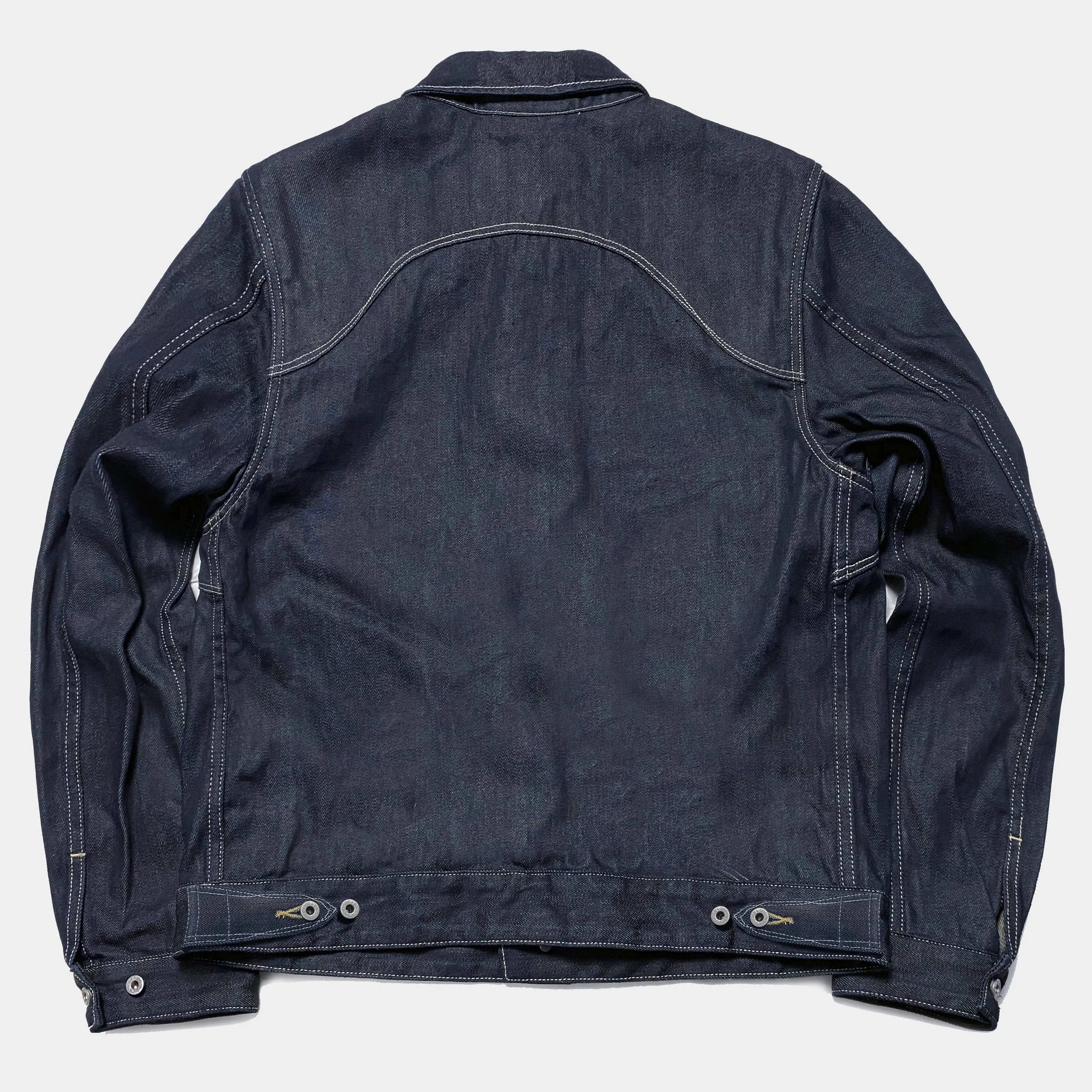 DDL 327-TYLER LUCKY-DT4 REGULAR FIT TYPE 4 KAIHARA MILLS DENIM JACKET-11.5OZ-HRH INDIGO