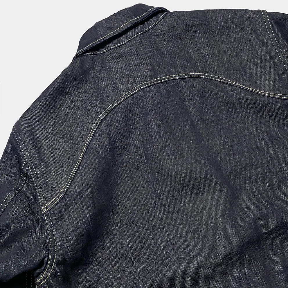 DDL 327-TYLER LUCKY-DT4 REGULAR FIT TYPE 4 KAIHARA MILLS DENIM JACKET-11.5OZ-HRH INDIGO