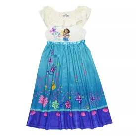 Disney's Encanto Mirabel Fantasy Dress for Girls 4-8 Years Old nightgown "Encanto Garden" Licensed Character