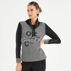 Dolcezza Drawstring Cowl Neck Top - Style 72174