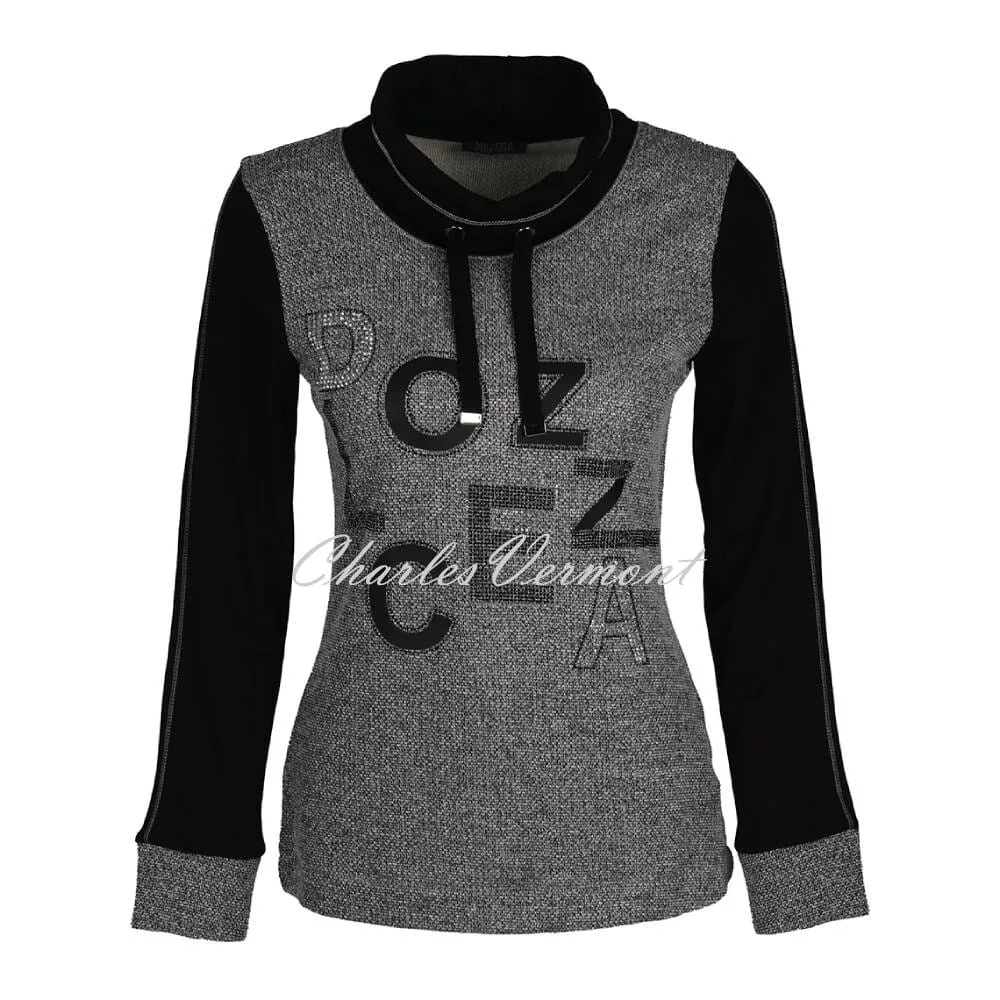 Dolcezza Drawstring Cowl Neck Top - Style 72174