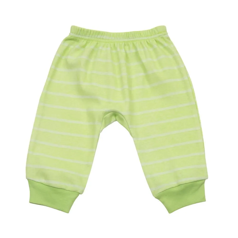 Elephant Lime Stripe Pants 0-6 Months