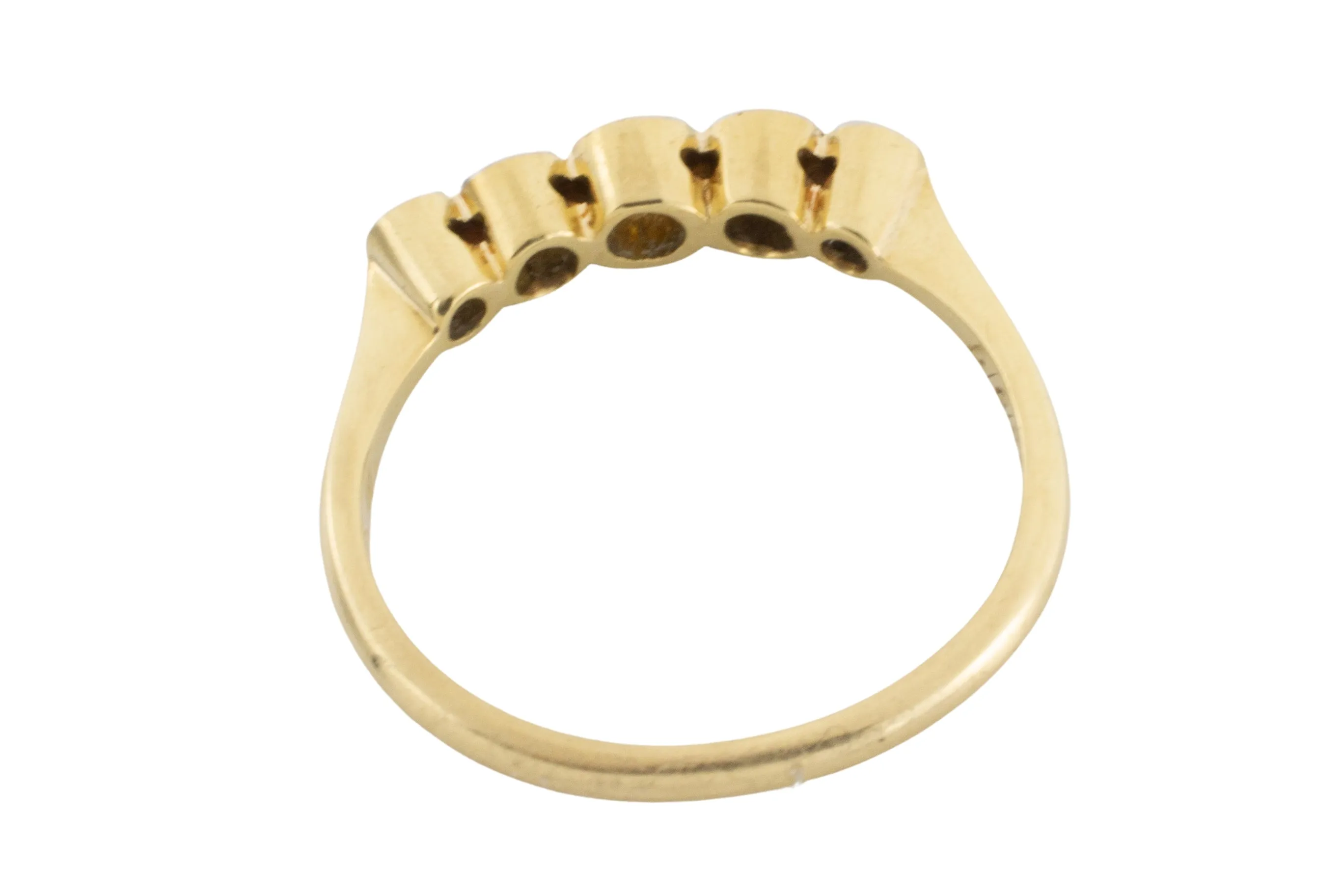 five stone diamond ring from 1926