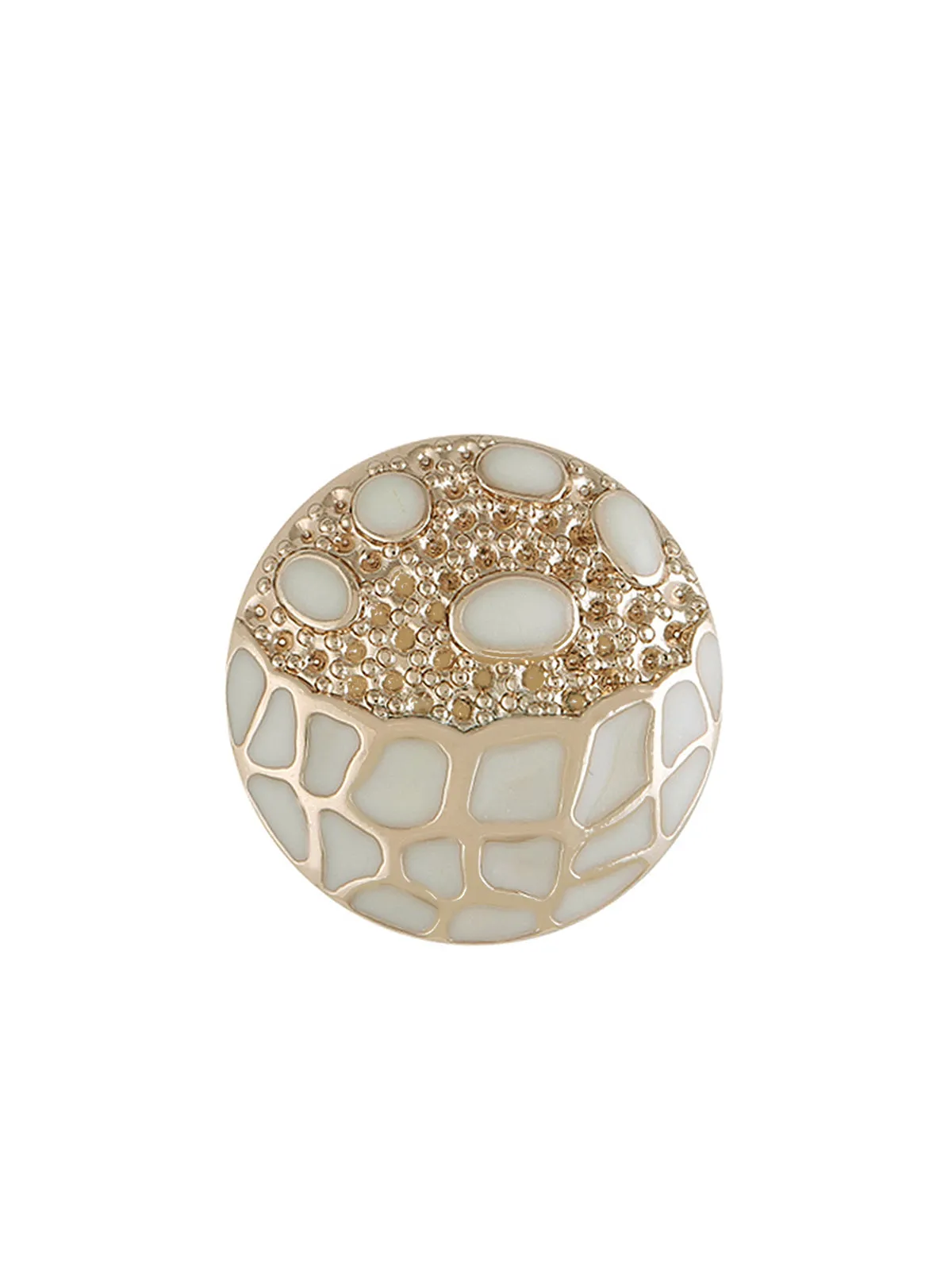 Golden with Enamel Colour Shank Metal Button