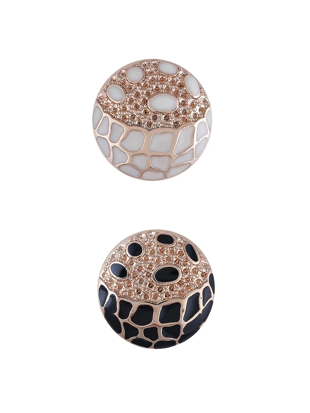 Golden with Enamel Colour Shank Metal Button