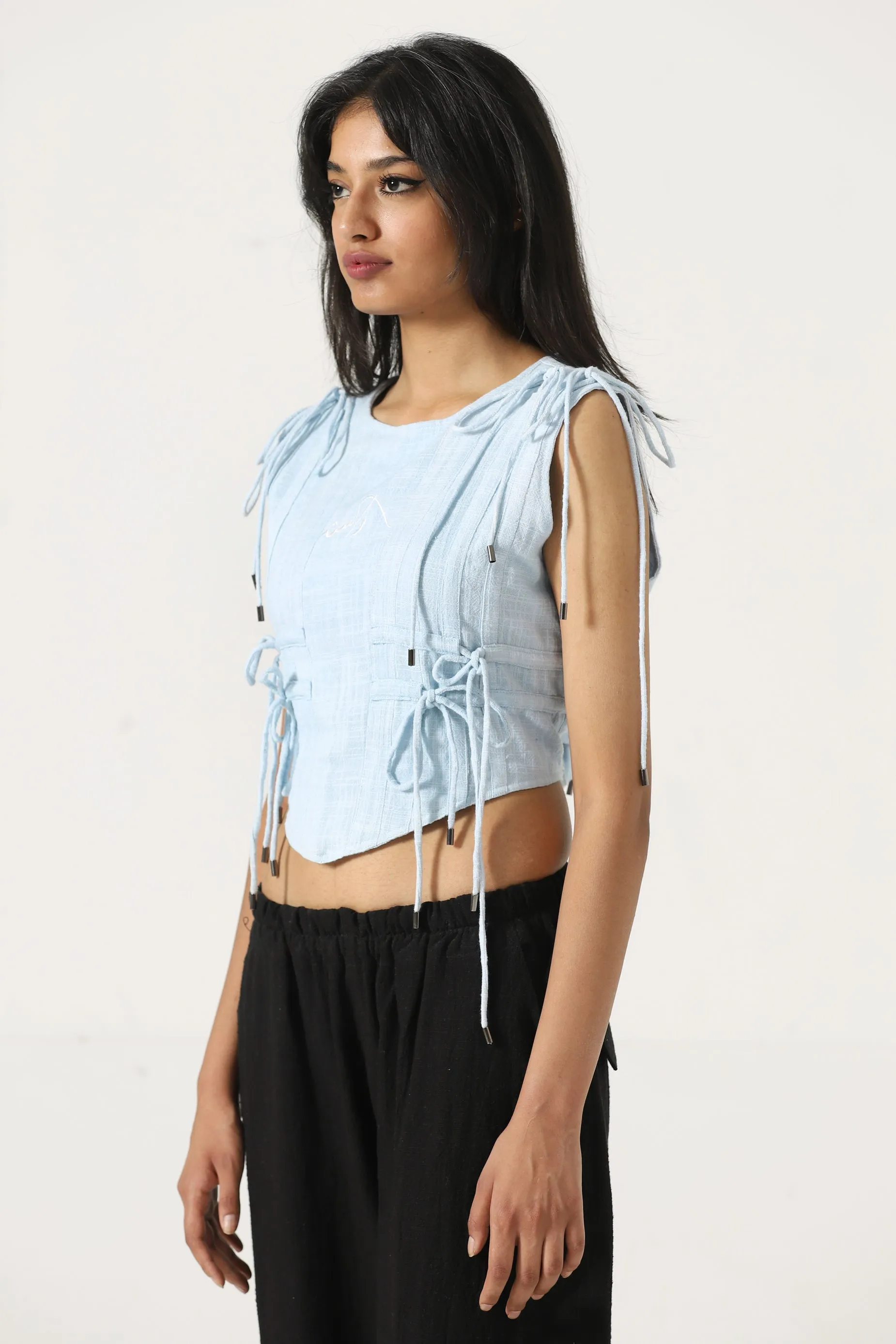 HANDWOVEN COTTON BLOUSE