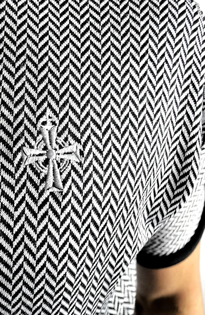 Herringbone Panel T-Shirt