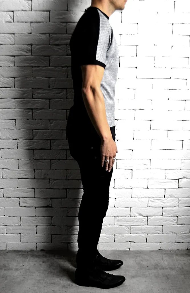 Houndstooth Panel T-Shirt