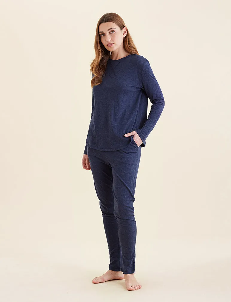 Jada Organic Cotton Long Sleeve Knit Tee