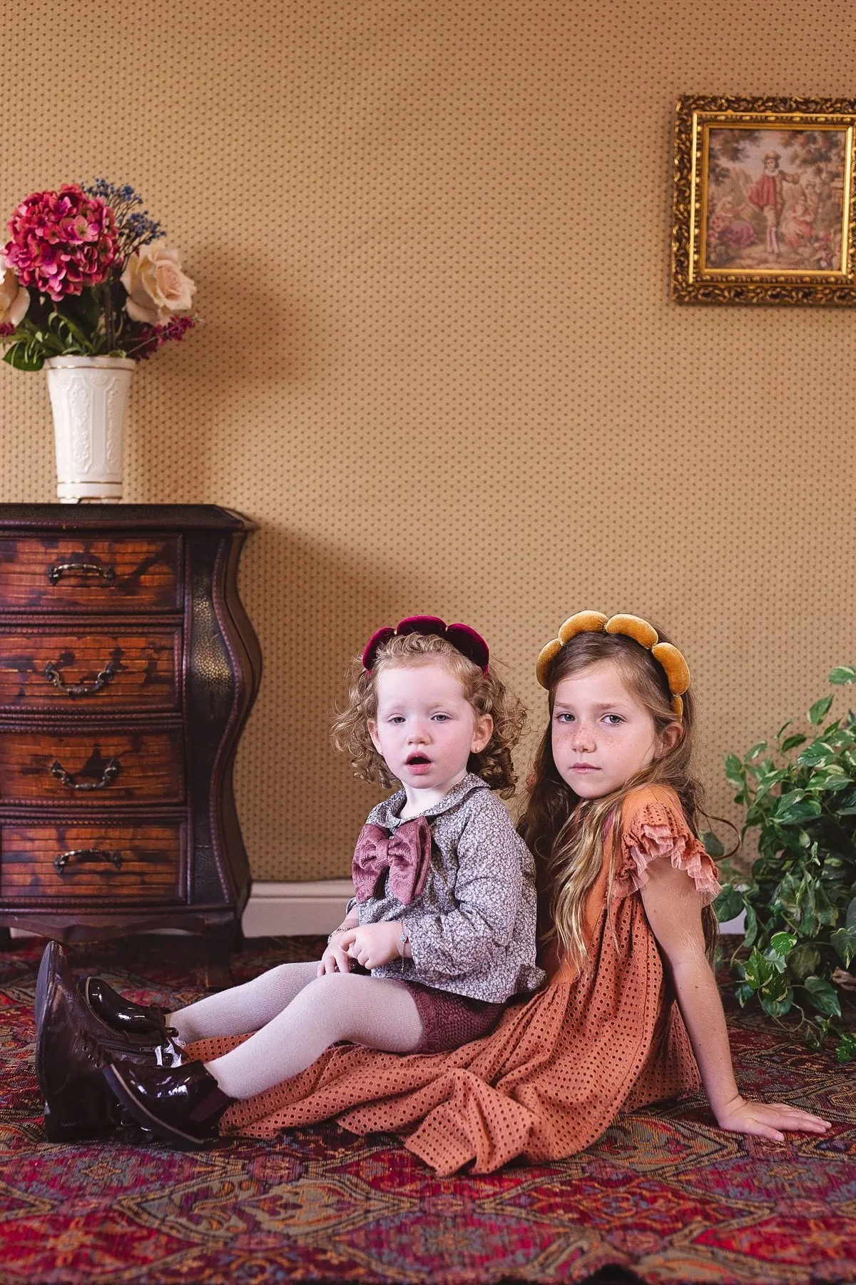 Jasmin Headband - Burgundy Velvet