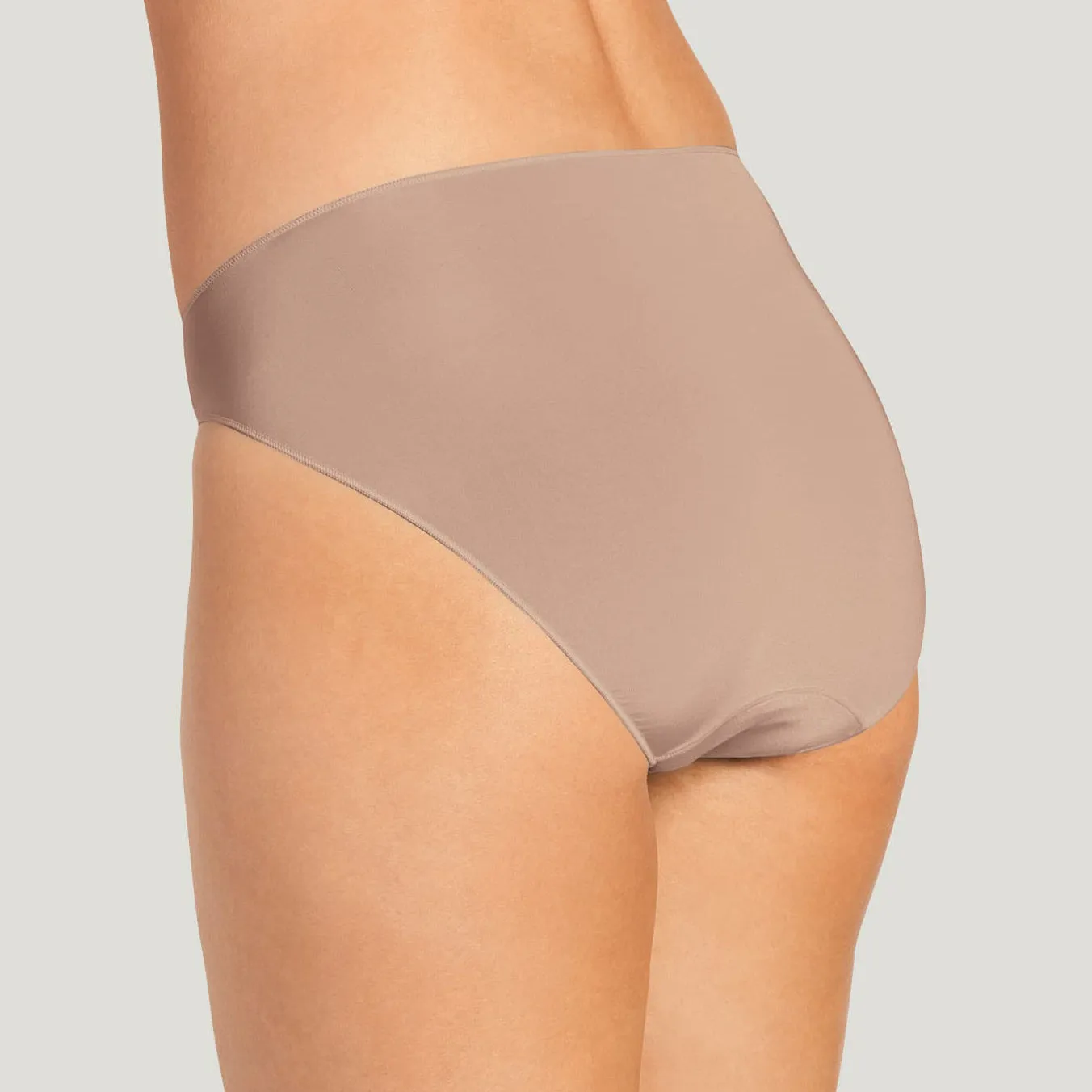 Jockey No Panty Line Promise Tactel Hi Cut Nude