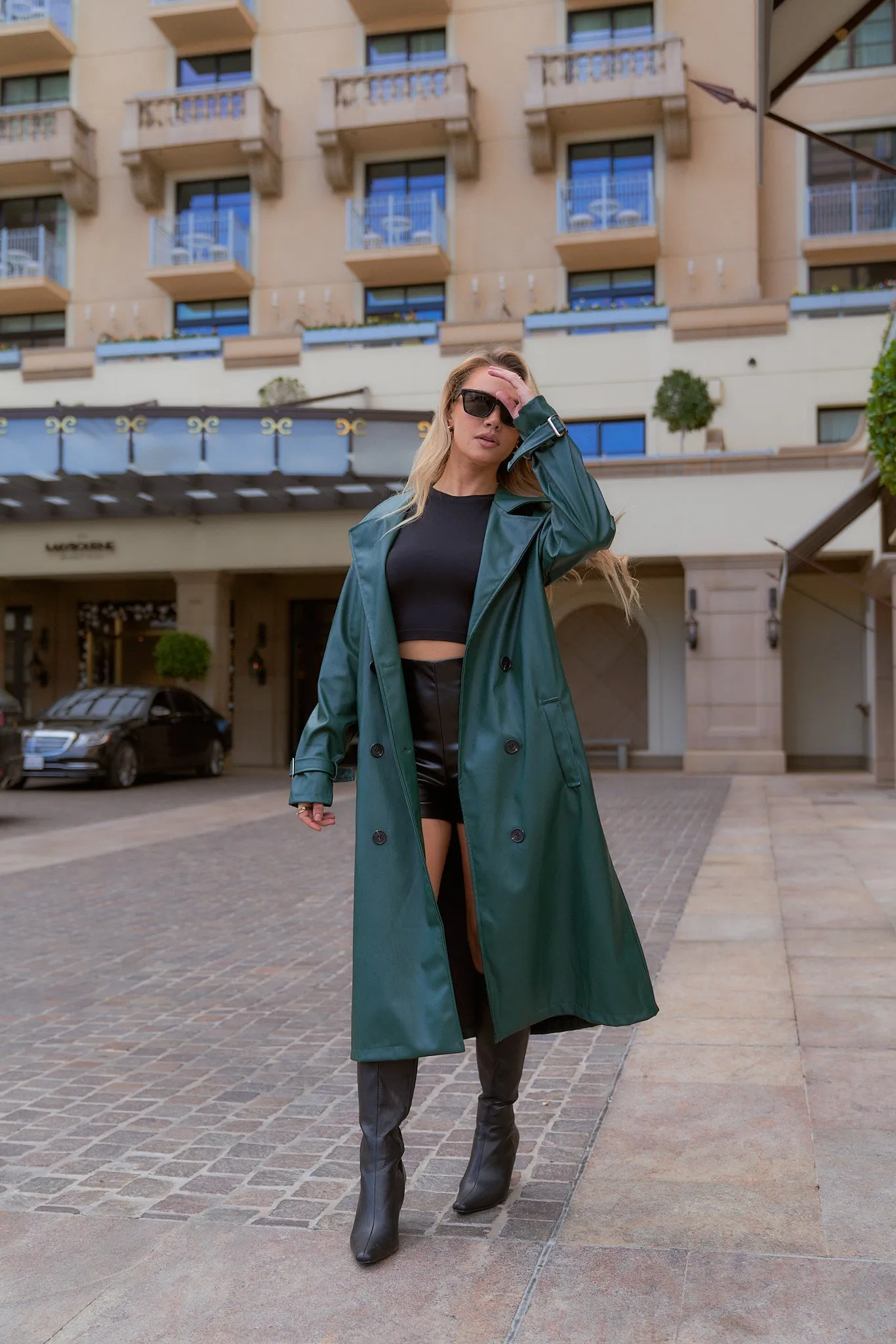 Leather Trench Coat