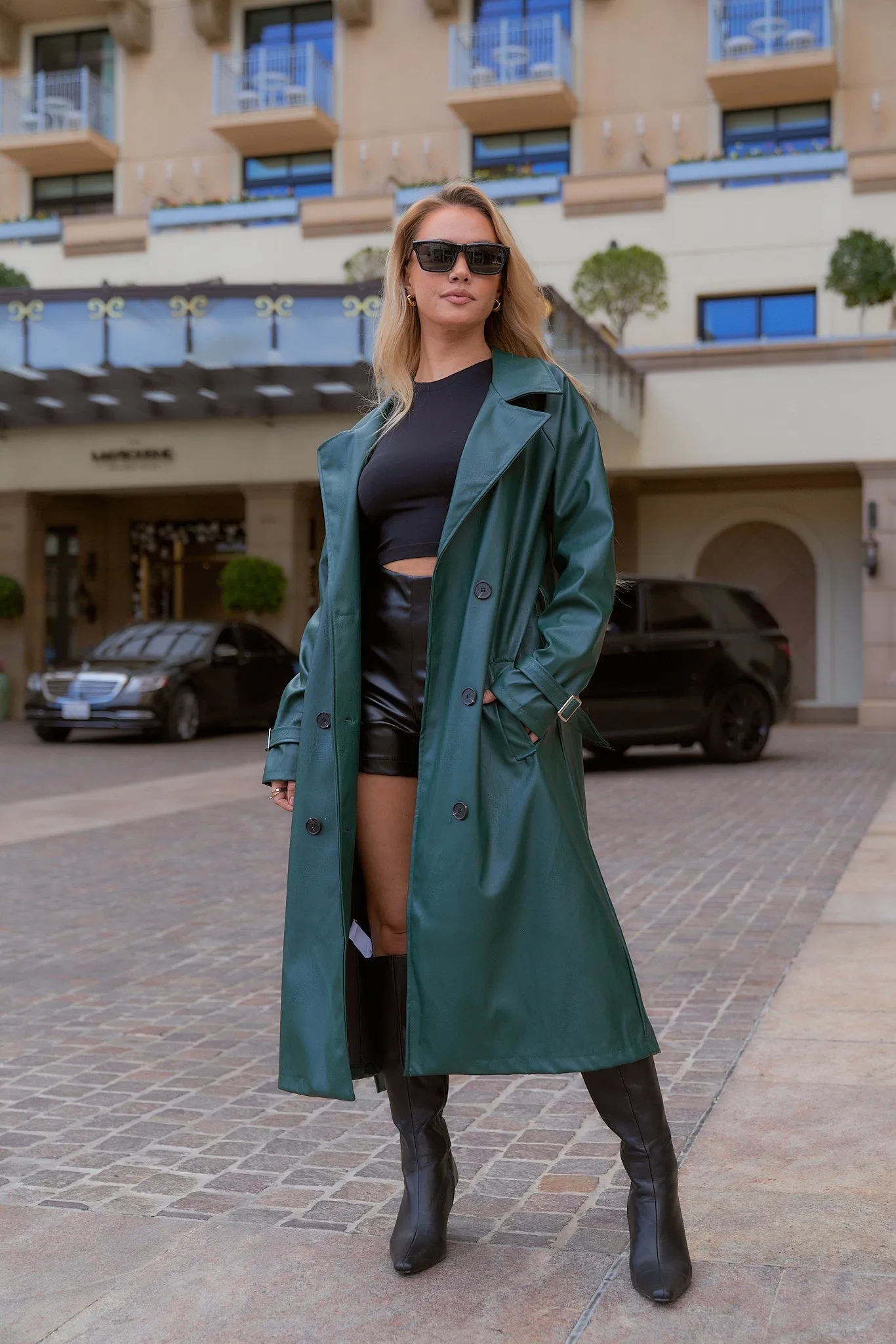 Leather Trench Coat