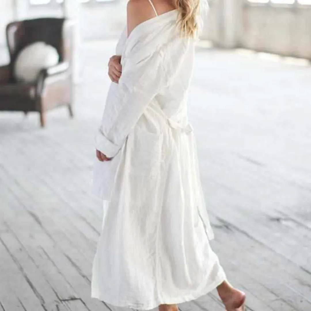 LINEN KIMONO | WHITE