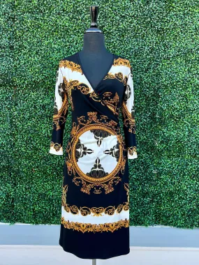 Luxury Mock Wrap Dress